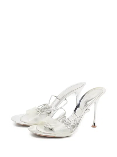 Pre-owned Gianvito Rossi  Metallic-leather Sandals