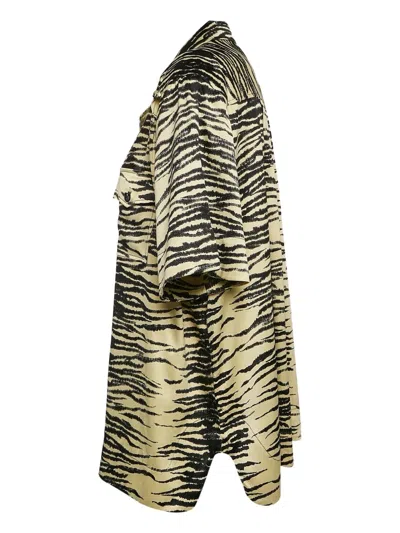Pre-owned Ganni  Tiger-print Shirt