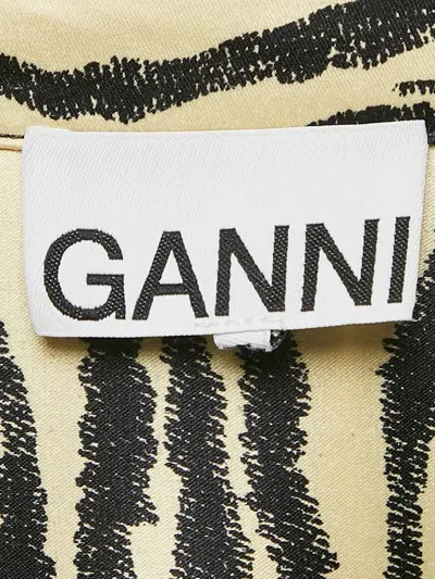 Pre-owned Ganni  Tiger-print Shirt