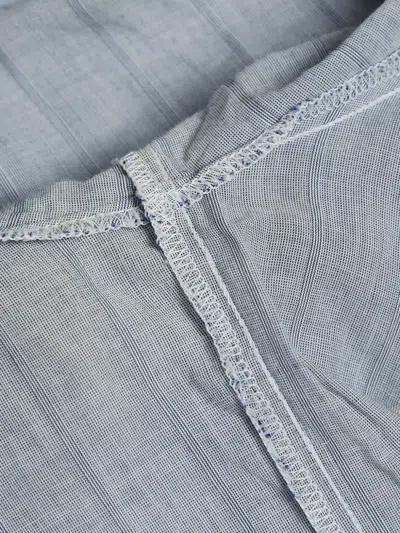 Pre-owned Burberry Striped Button-up Shirt In Blue