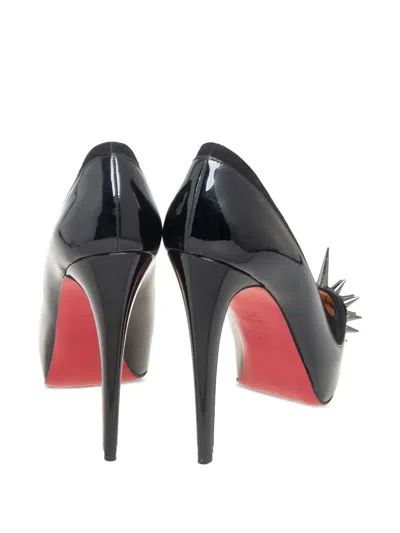 Pre-owned Christian Louboutin 125mm Asteroid Spiked Pointed-toe Pumps