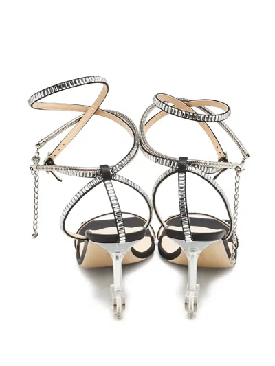 Pre-owned Mach&mach  100mm Embellished Sandals
