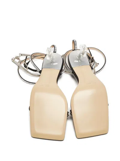 Pre-owned Mach&mach  100mm Embellished Sandals