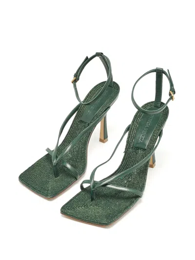 Pre-owned Bottega Veneta 95mm Leather Sandals