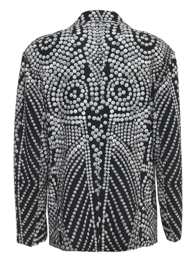 Pre-owned Norma Kamali Vintage Beaded Patterned Blazer