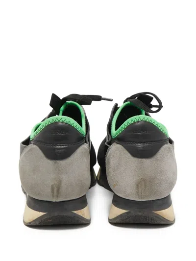 Pre-owned Balenciaga Mesh-panelled Sneakers In Black