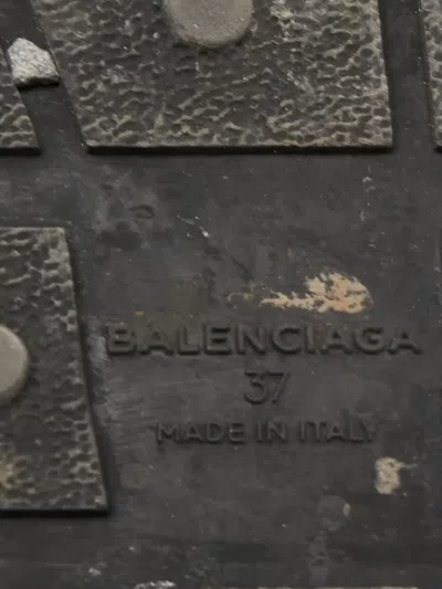 Pre-owned Balenciaga Mesh-panelled Sneakers In Black