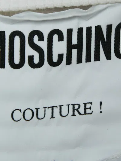 Pre-owned Moschino Logo-print Tank Top In White