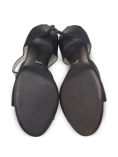 Pre-owned Sergio Rossi Vintage  95mm Crystal-detailing Sandals