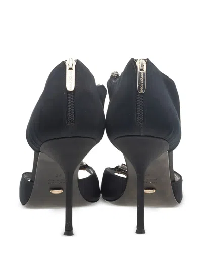 Pre-owned Sergio Rossi Vintage  95mm Crystal-detailing Sandals