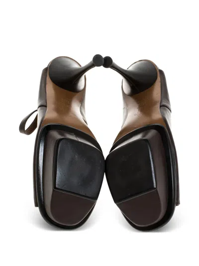 Pre-owned Marni 120mm Platform Peep-toe Sandals