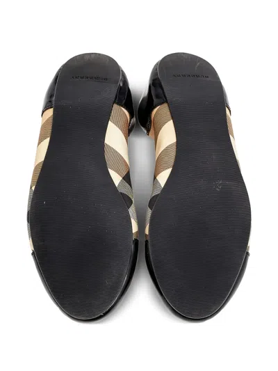 Pre-owned Burberry Nova Check Ballet Flats