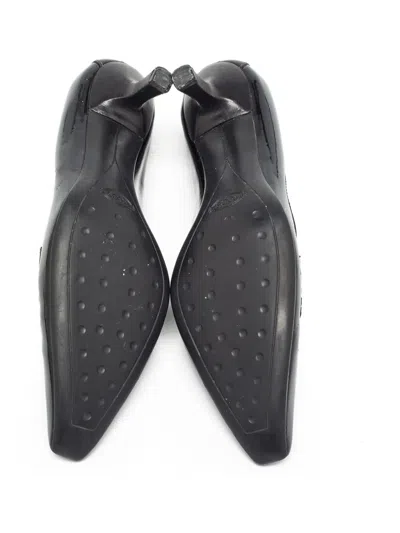 Pre-owned Tod's Vintage  70mm Leather Pumps In Black