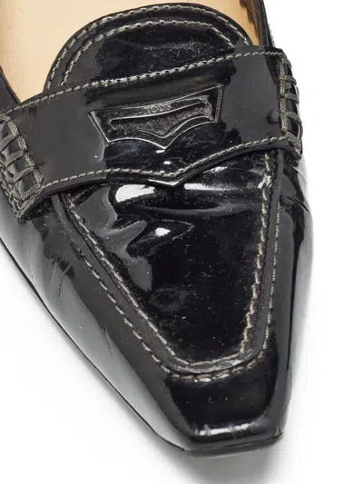Pre-owned Tod's Vintage  70mm Leather Pumps In Black
