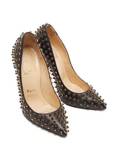 Pre-owned Christian Louboutin 105mm Spike-embellished Stiletto Pumps