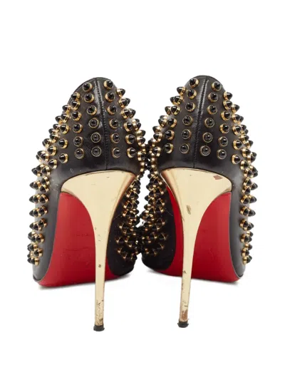 Pre-owned Christian Louboutin 105mm Spike-embellished Stiletto Pumps
