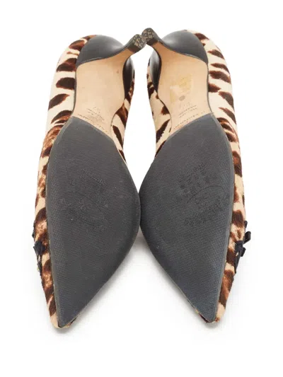 Pre-owned Dolce & Gabbana 110mm Leopard-print Pumps