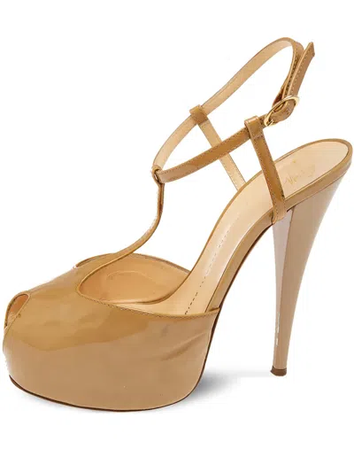 Pre-owned Giuseppe Zanotti Vintage 135mm Peep-toe Sandals