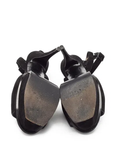 Pre-owned Saint Laurent 135mm Suede Sandals