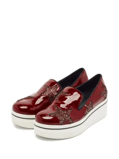Pre-owned Stella Mccartney Star-patch Platform Loafers
