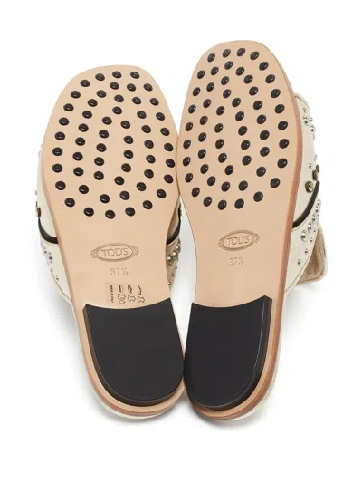 Pre-owned Tod's Vintage  Studded Sandals