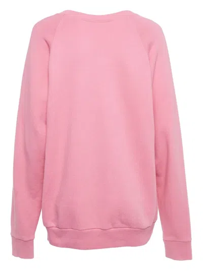 Pre-owned Gucci Cat-print Sweatshirt In Pink