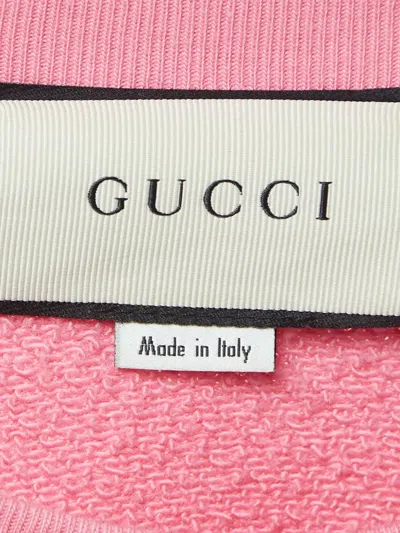 Pre-owned Gucci Cat-print Sweatshirt In Pink
