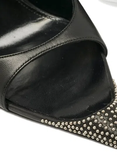 Pre-owned Saint Laurent 110mm Palace Pumps In Black