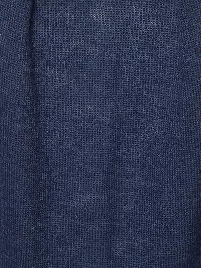 Pre-owned Kenzo Alpaca-knit Tank Top In Blue