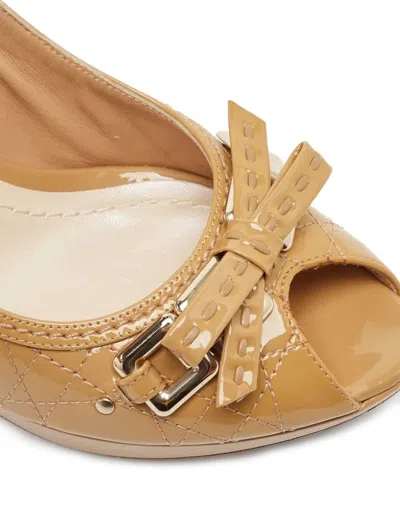 Pre-owned Dior 110mm Cannage-stitching Pumps