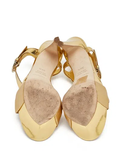 Pre-owned Sergio Rossi Vintage 110mm Leather Heeled Sandals