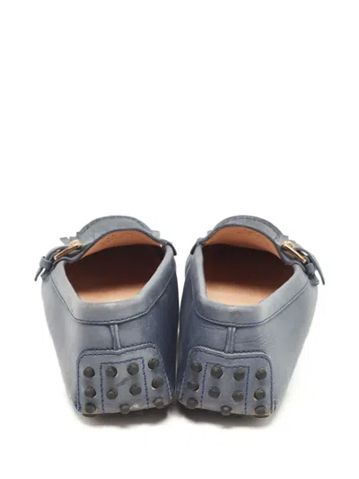 Pre-owned Tod's Vintage  Gommino Loafers In Blue