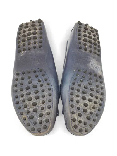 Pre-owned Tod's Vintage  Gommino Loafers In Blue