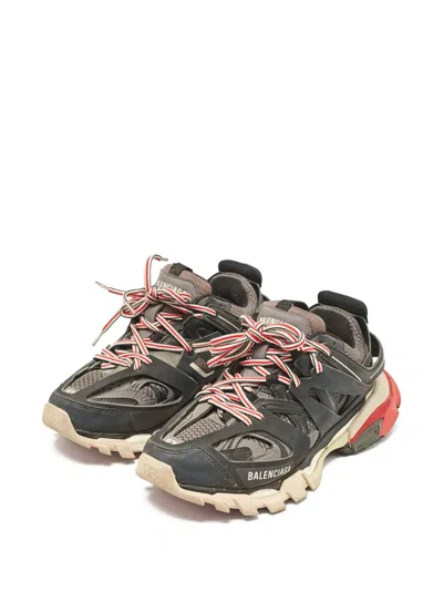 Pre-owned Balenciaga Track Sneakers In Black