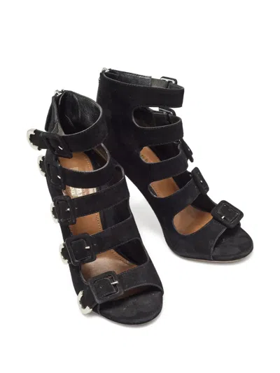 Pre-owned Aquazzura X Claudia Schiffer  110mm Vendome Strappy Sandals