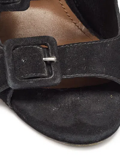 Pre-owned Aquazzura X Claudia Schiffer  110mm Vendome Strappy Sandals