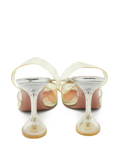 Pre-owned Amina Muaddi  100mm Begum Crystal-embellished Pumps