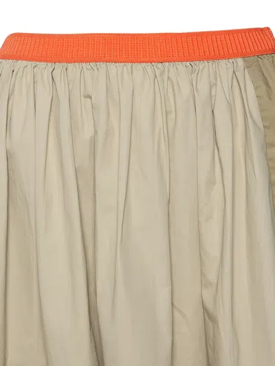 Pre-owned Chloé Panelled Mini Skirt In Neutral