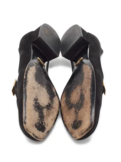 Pre-owned Gucci Alma Loafers In Black