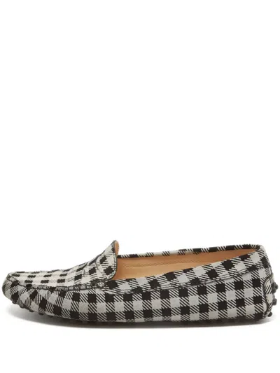 Pre-owned Tod's Vintage Leather Loafers In Black