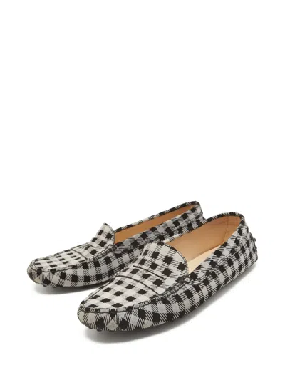 Pre-owned Tod's Vintage Leather Loafers In Black