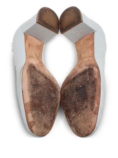 Pre-owned Chloé 60mm Scalloped-edge Block-heel Pumps