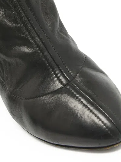 Pre-owned Dolce & Gabbana 110mm Leather Ankle Boots