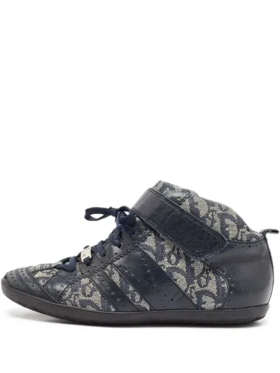 Pre-owned Dior Trotter Sneakers In Blue