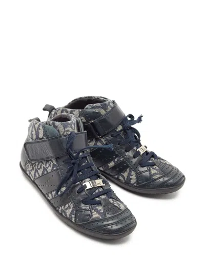 Pre-owned Dior Trotter Sneakers In Blue