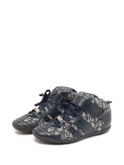 Pre-owned Dior Trotter Sneakers In Blue
