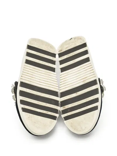 Pre-owned Miu Miu Rhinestone-embellished Sneakers