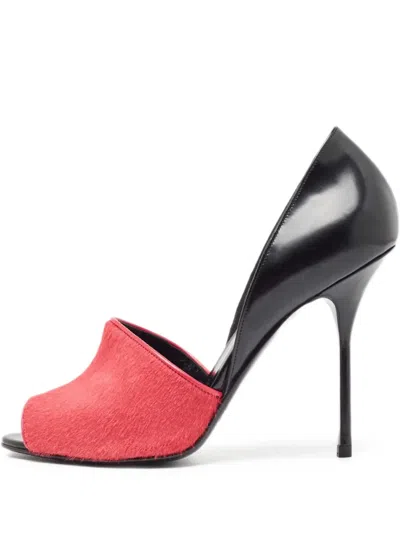 Pre-owned Pierre Hardy  Peep-toe Stiletto Pumps In Black