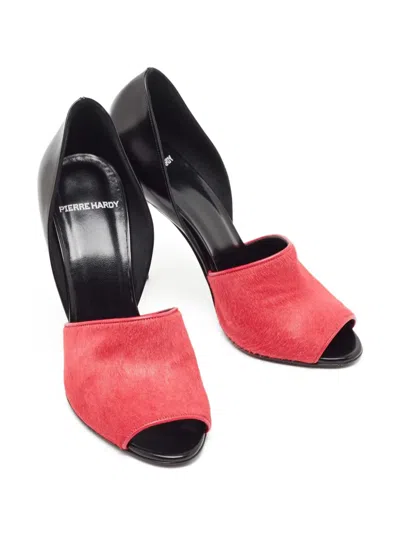 Pre-owned Pierre Hardy  Peep-toe Stiletto Pumps In Black