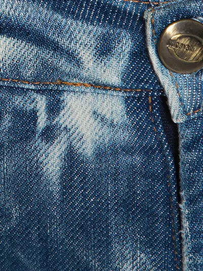 Pre-owned Just Cavalli Vintage  Distressed Jeans In Blue